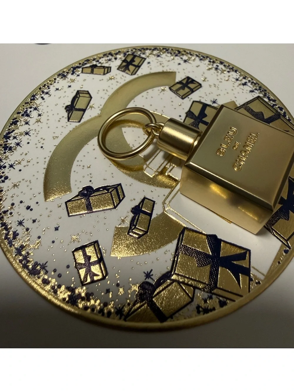 Authentic CHANEL Gold-tone  Key Charm .